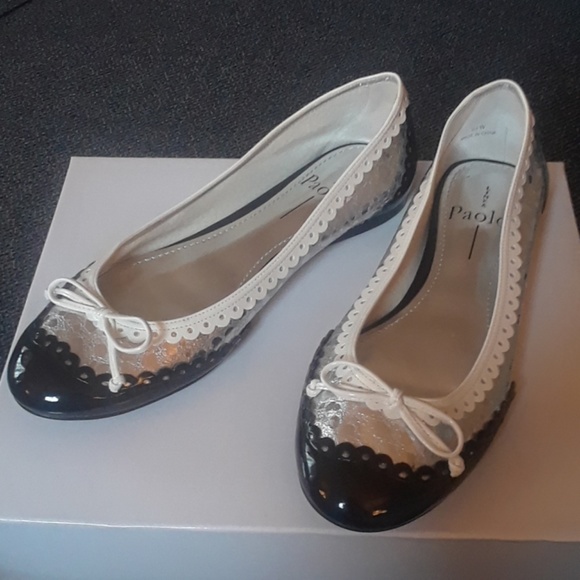 Paolo Shoes - Women's Embellish Design Upper Bow Ballets